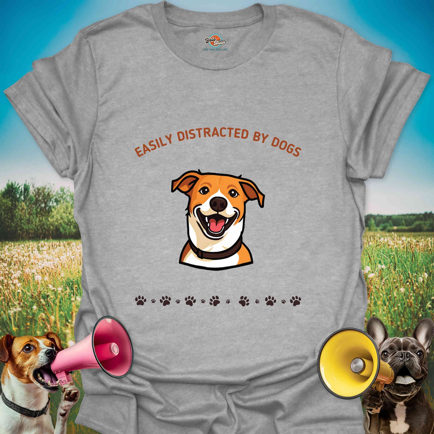 Easily Distracted By Dogs - Tee
