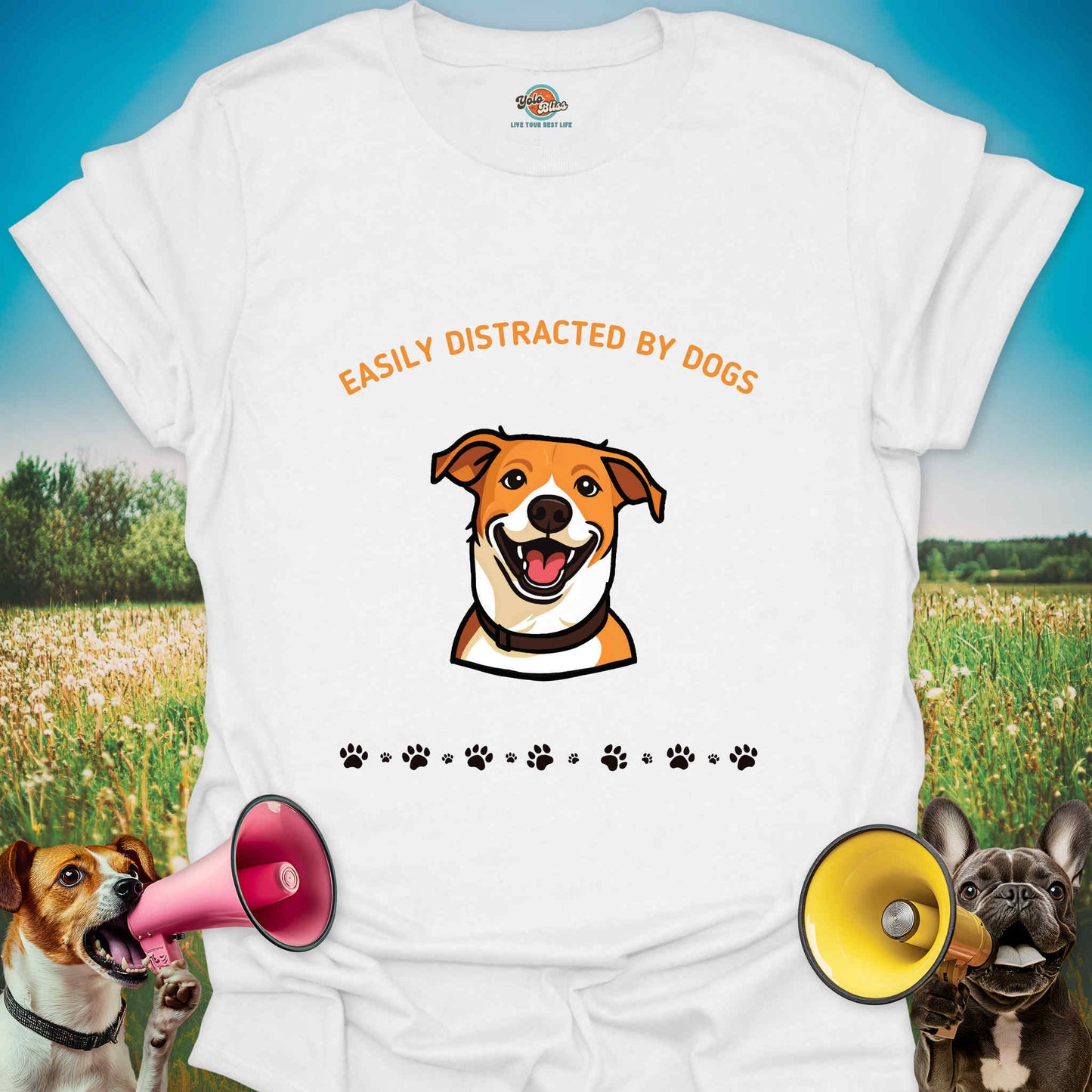 Easily Distracted By Dogs - Tee