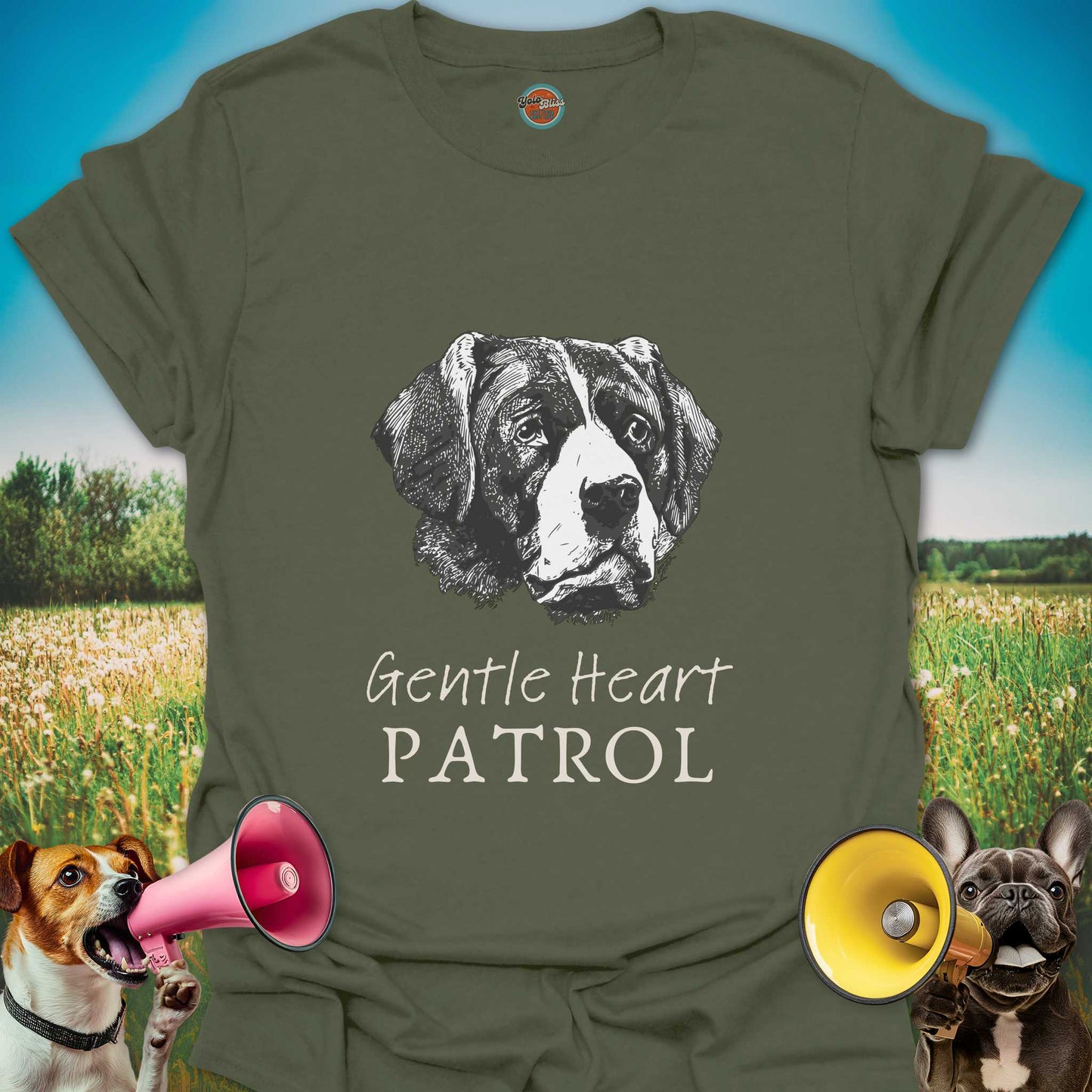 GENTLE HEART PATROL DOG - Tee #4