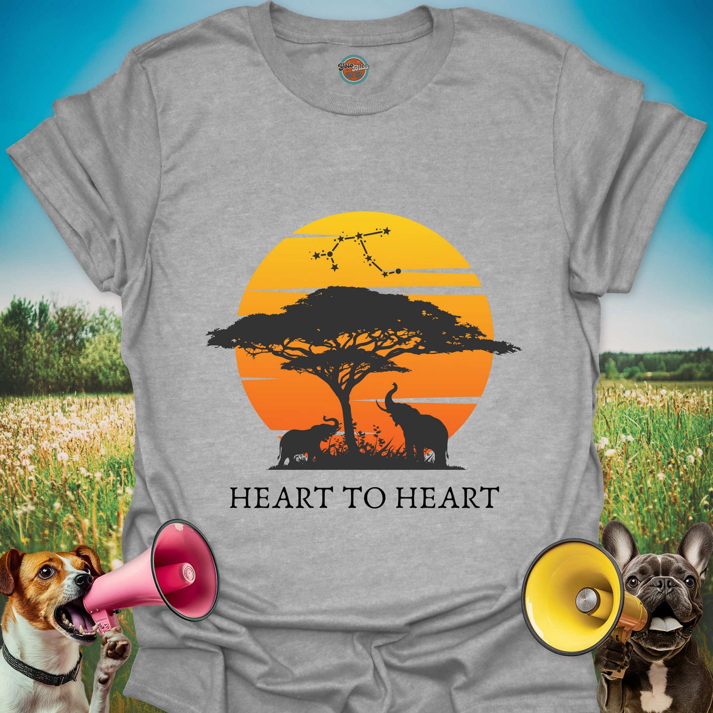 Heart to Heart Elephant - Tee
