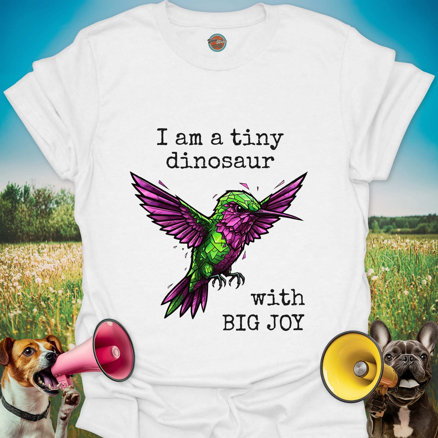 I Am a Tiny Dinosaur Hummingbird - Tee
