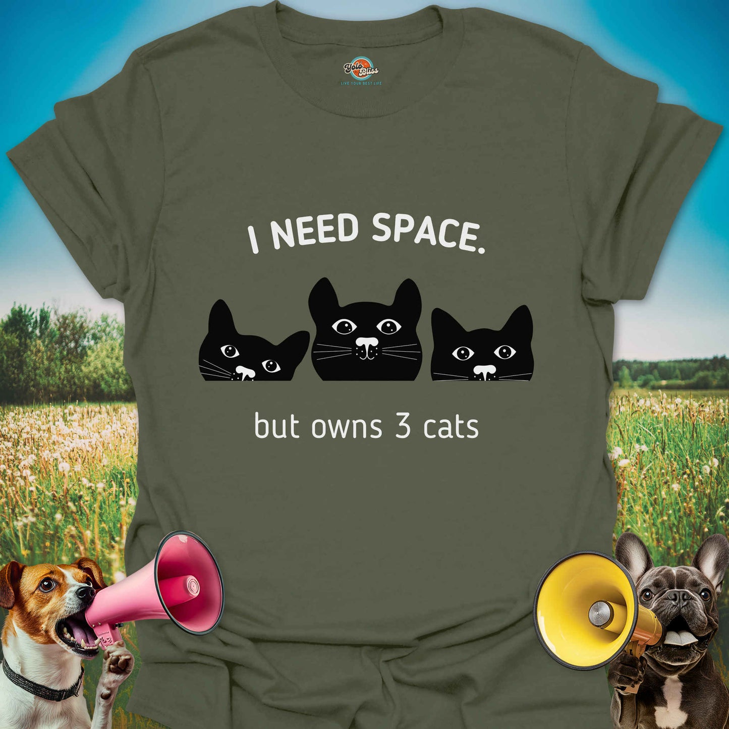 I Need Space Cat - Tee