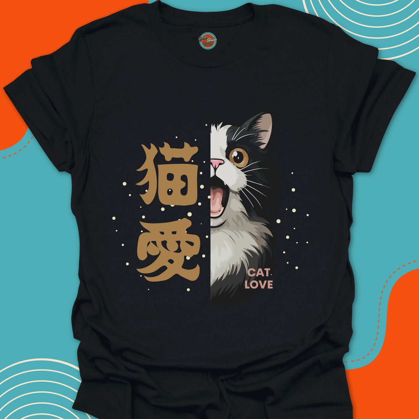 KANJI CAT LOVE - Tee #1