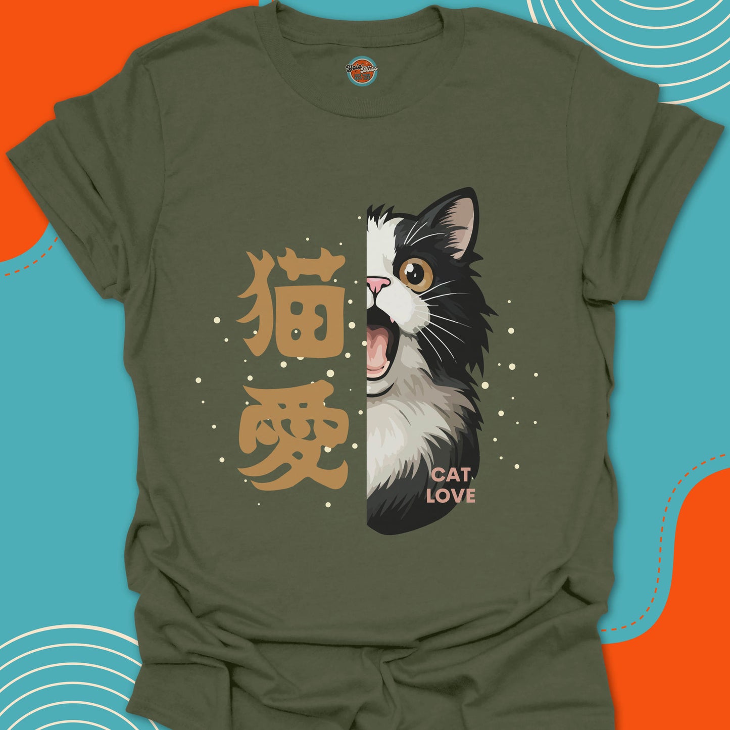 KANJI CAT LOVE - Tee #1