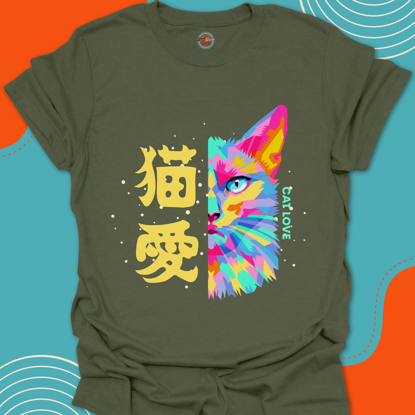 KANJI CAT LOVE - Tee #2