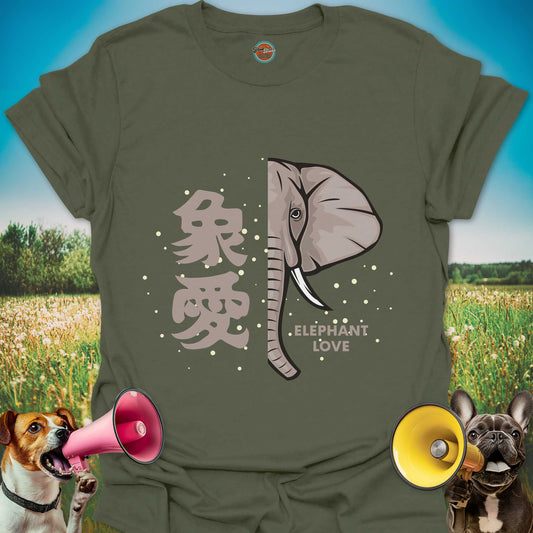 Kanji Elephant Love - Tee #1