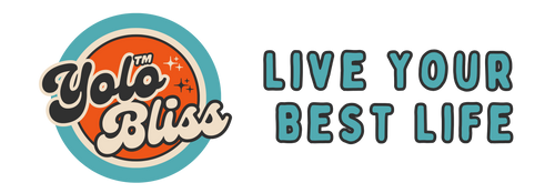 Logo YOLOBliss with the words Live Your Best Life.