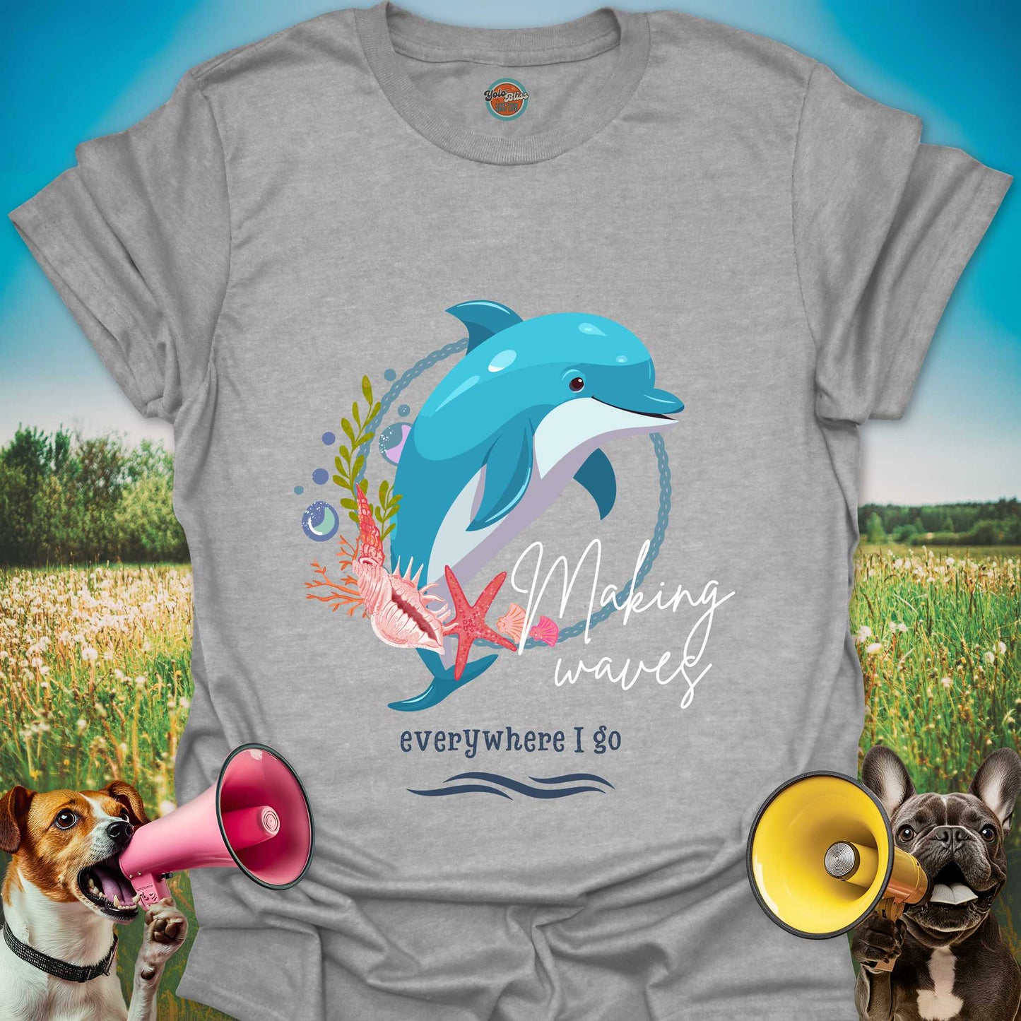 MAKING WAVES DOLPHIN - Tee #1