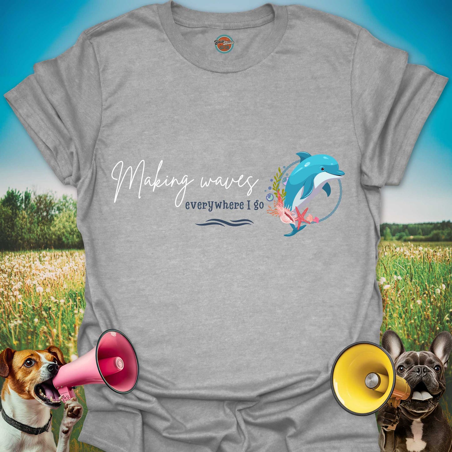 MAKING WAVES DOLPHIN - Tee #2