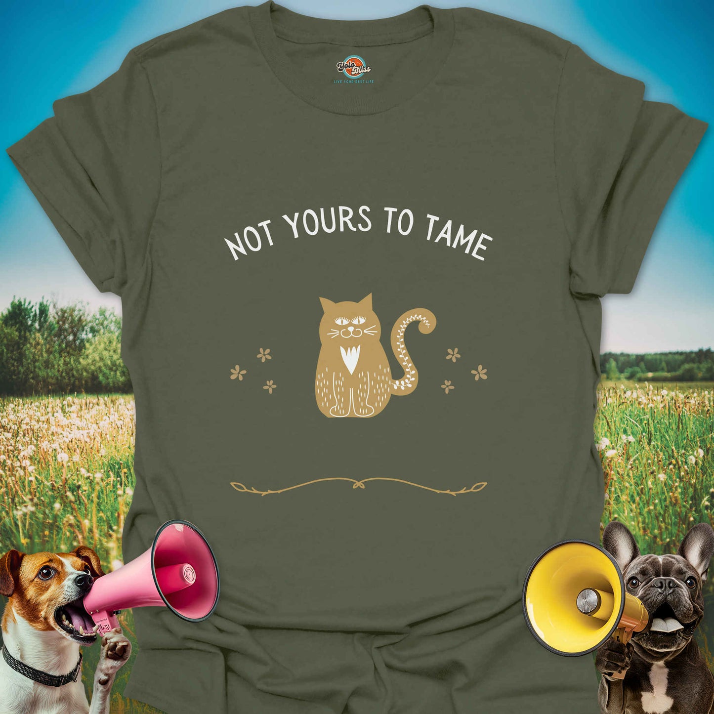 Not Yours to Tame Cat - Tee