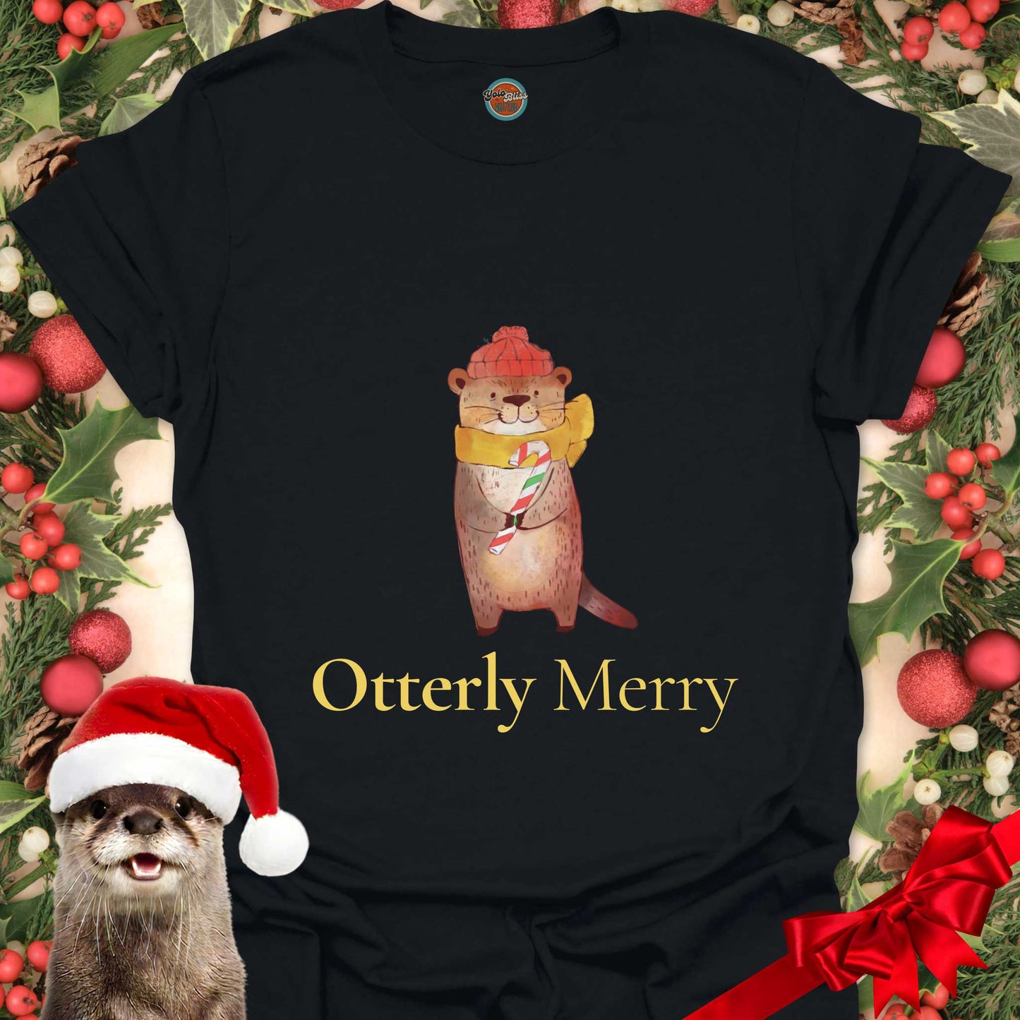 OTTERLY MERRY OTTER - Tee
