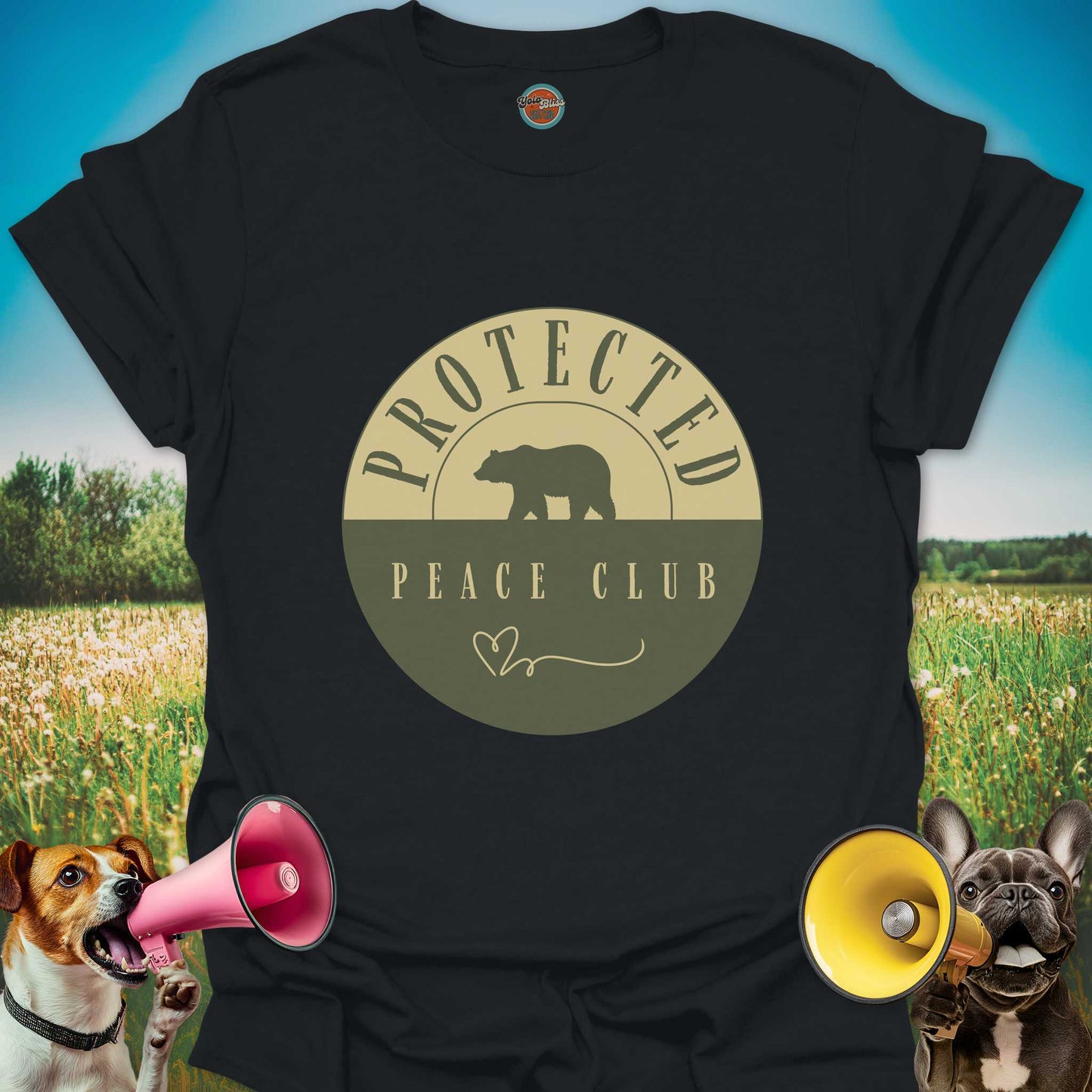 PROTECTED PEACE CLUB BEAR - Tee #1