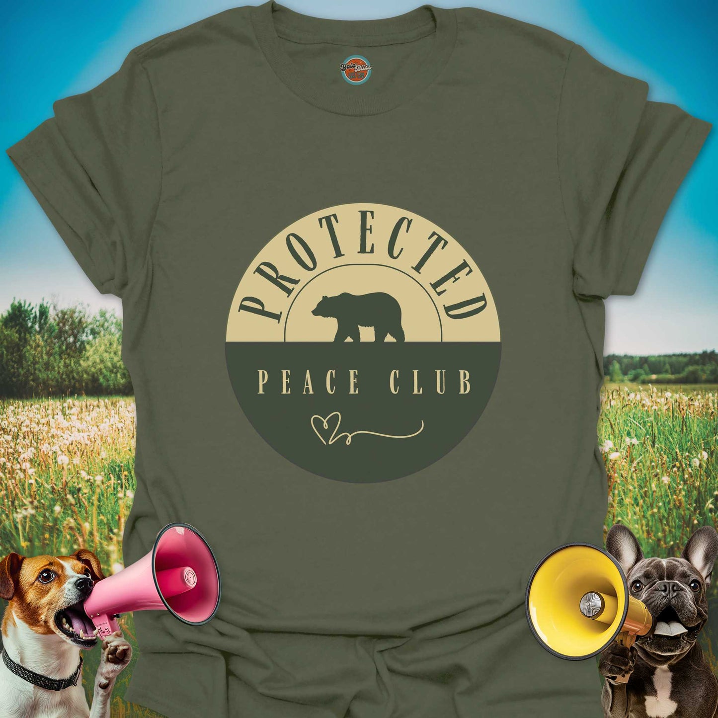 PROTECTED PEACE CLUB BEAR - Tee #1