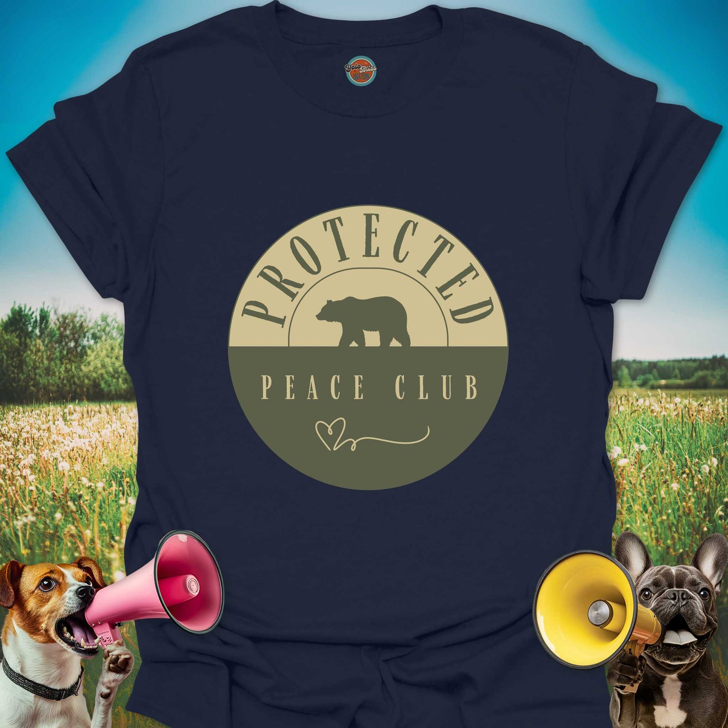 PROTECTED PEACE CLUB BEAR - Tee #1