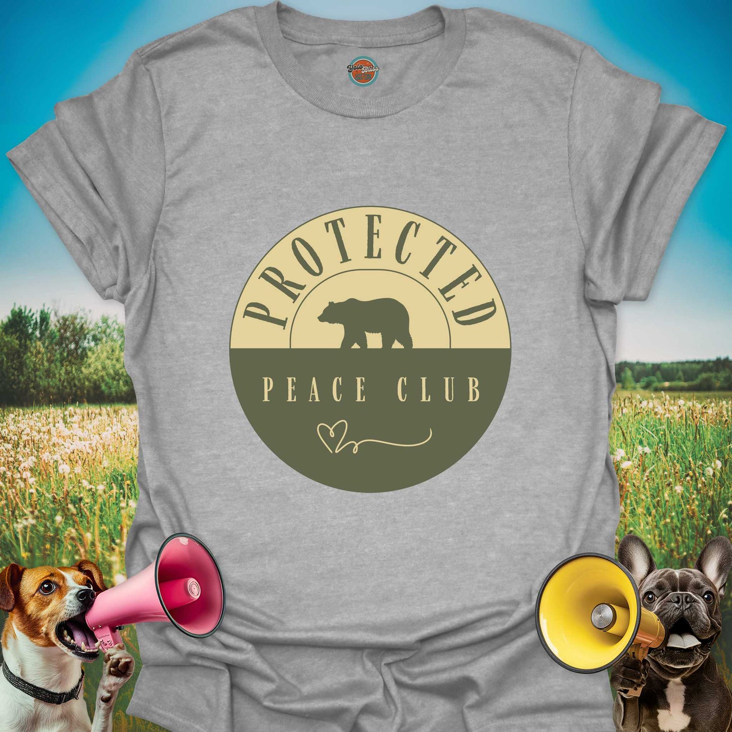 PROTECTED PEACE CLUB BEAR - Tee #1