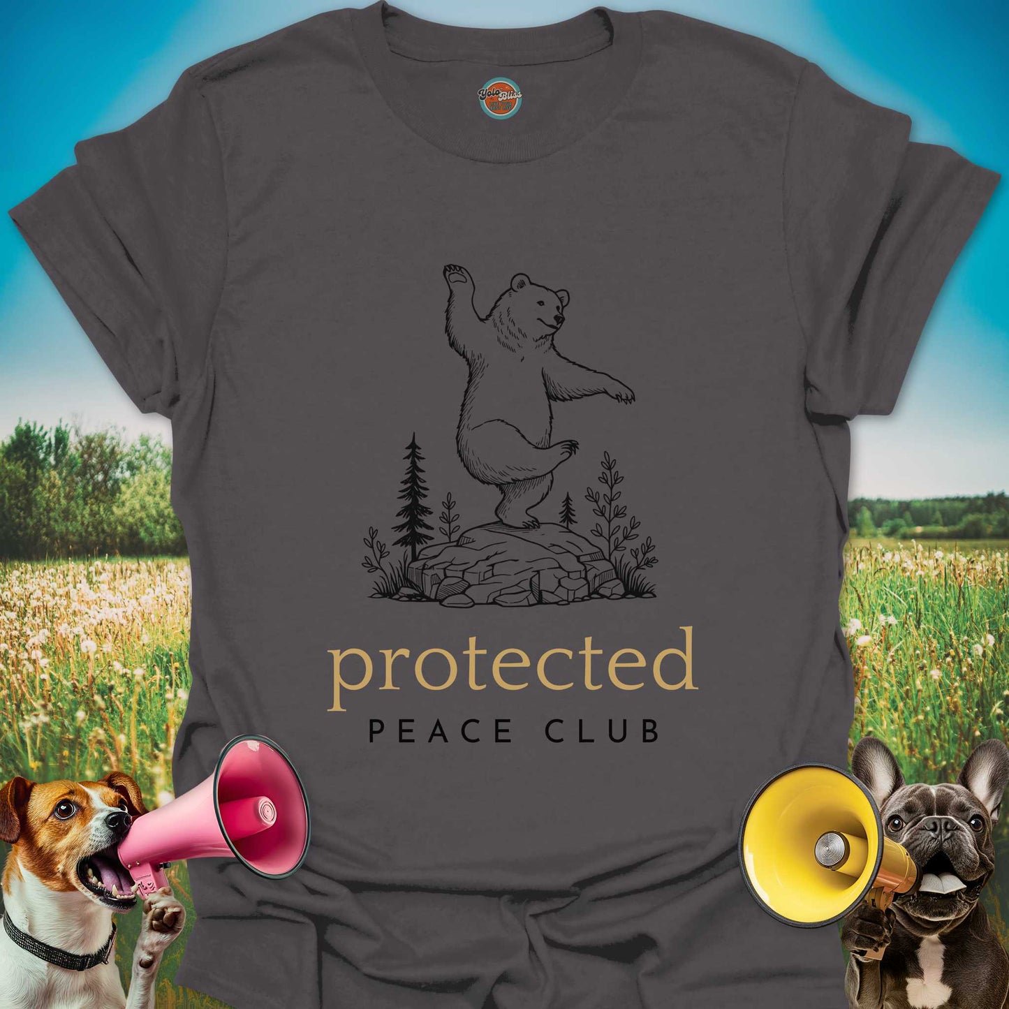 PROTECTED PEACE CLUB BEAR - Tee #2