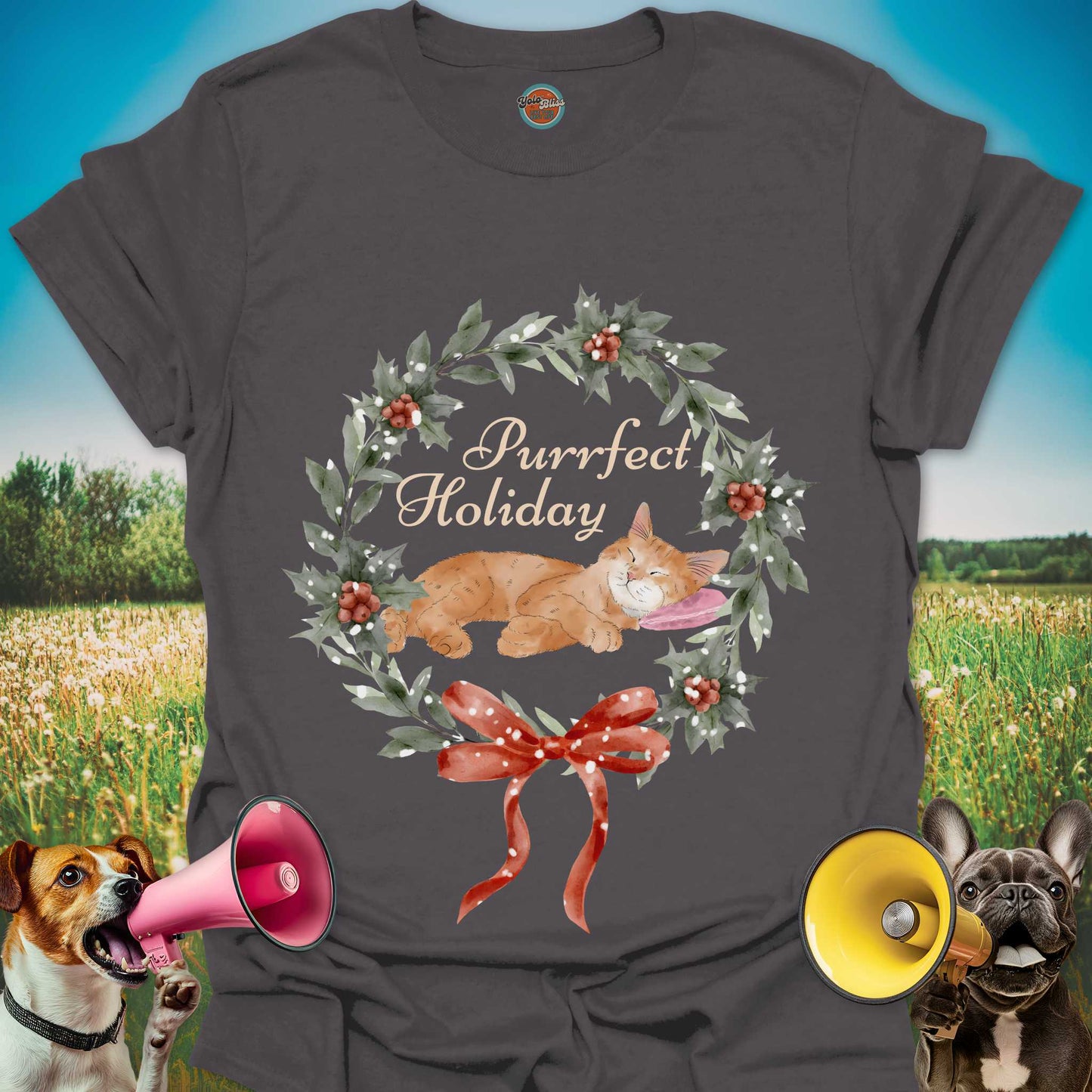 PURRFECT HOLIDAY CAT - Tee