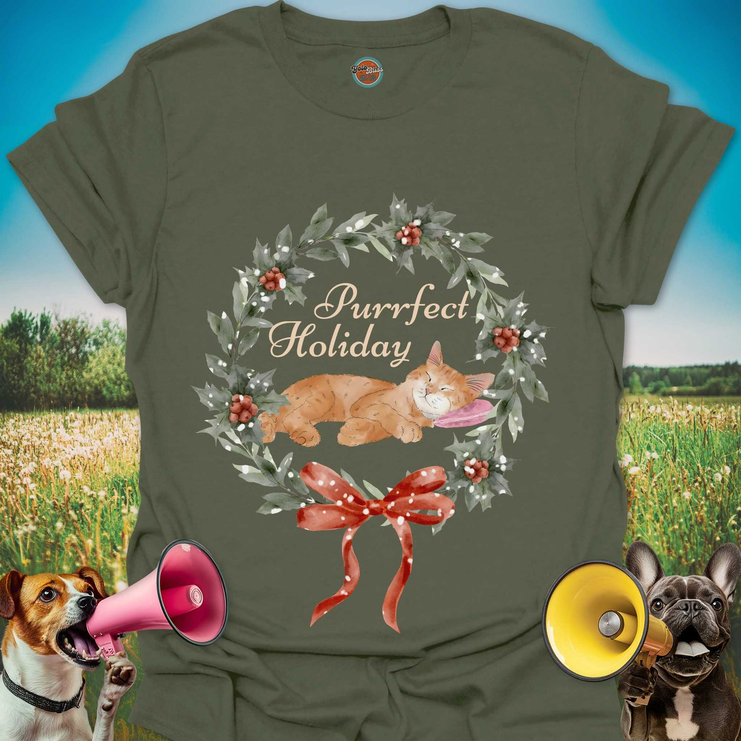 PURRFECT HOLIDAY CAT - Tee