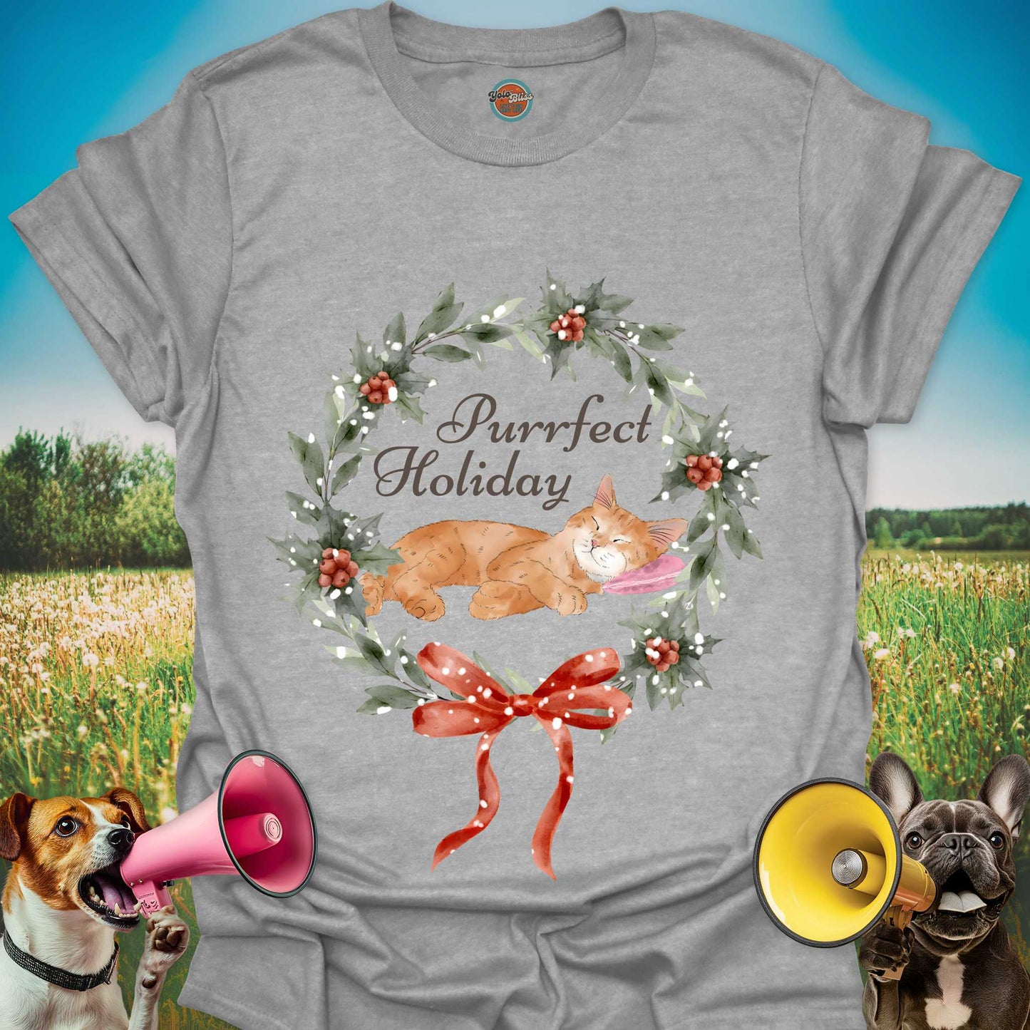PURRFECT HOLIDAY CAT - Tee