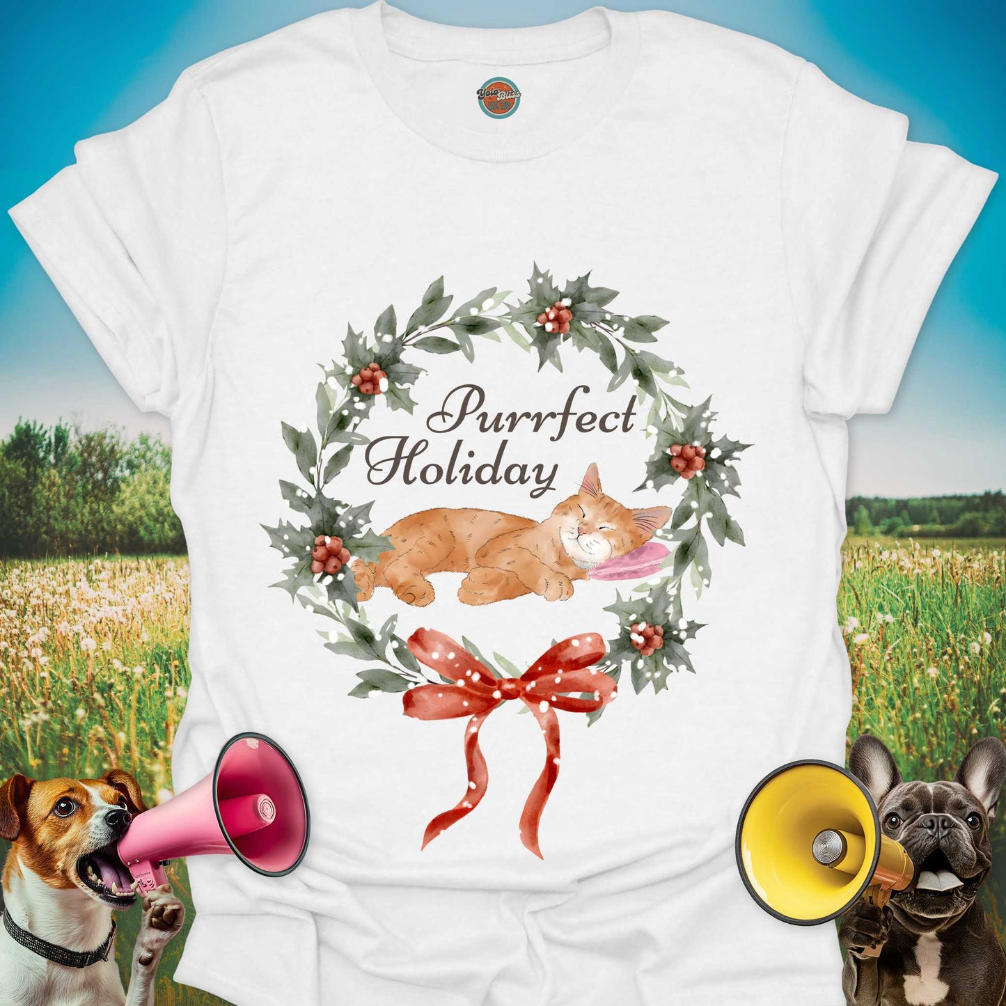 PURRFECT HOLIDAY CAT - Tee