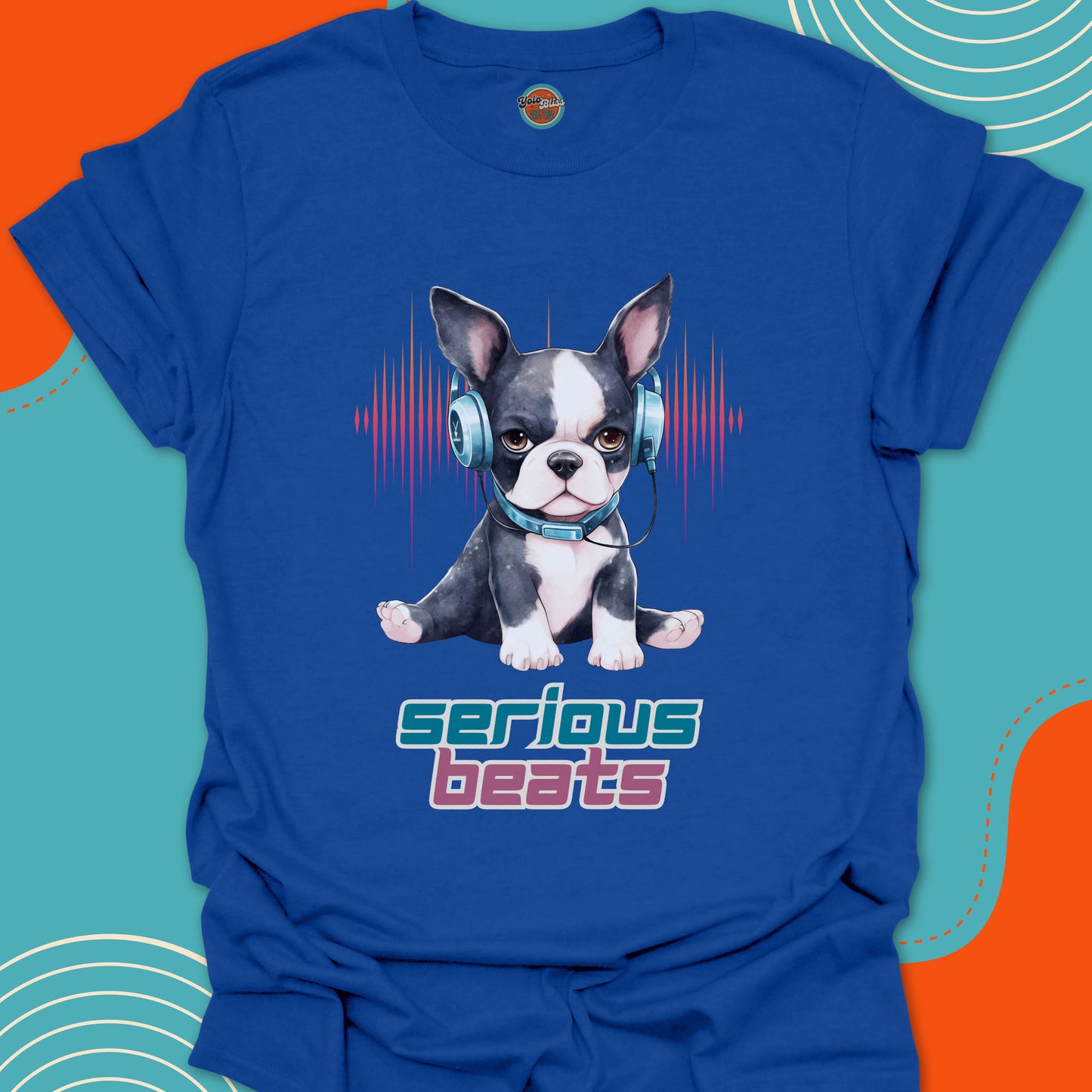 SERIOUS BEATS BOSTON TERRIER - Tee #1