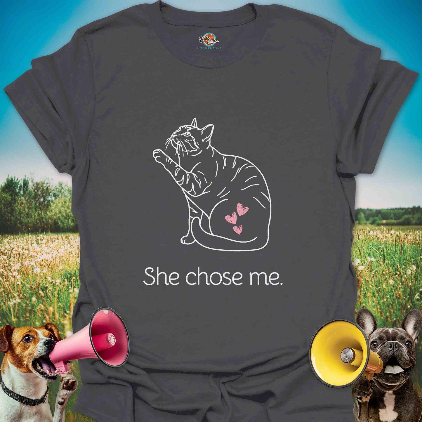 She Chose Me. Cat - Tee