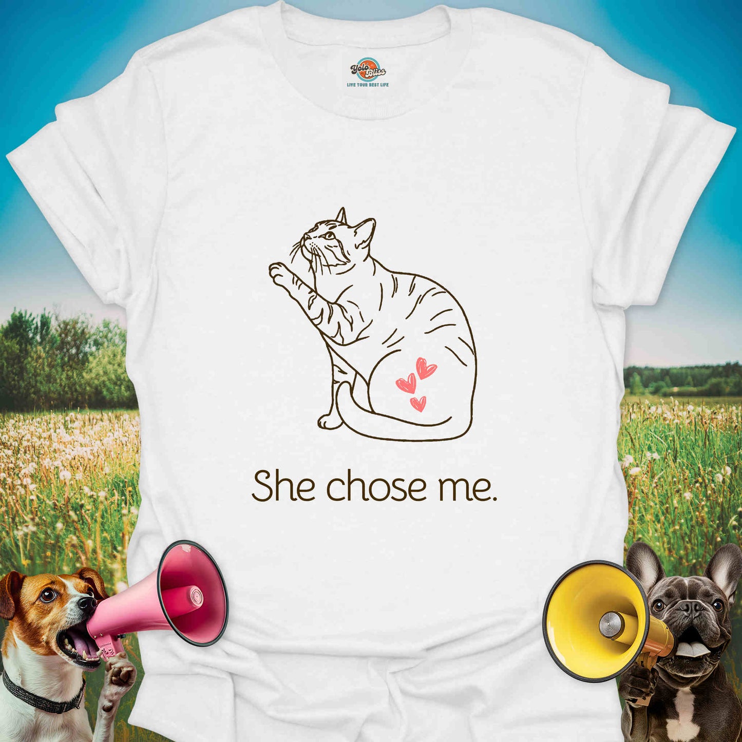 She Chose Me. Cat - Tee