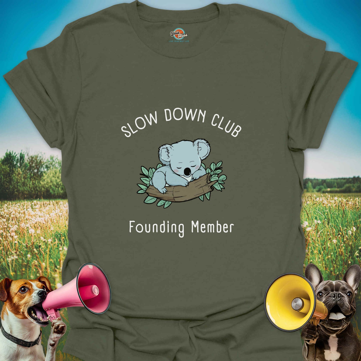 Slow Down Club Koala - Tee