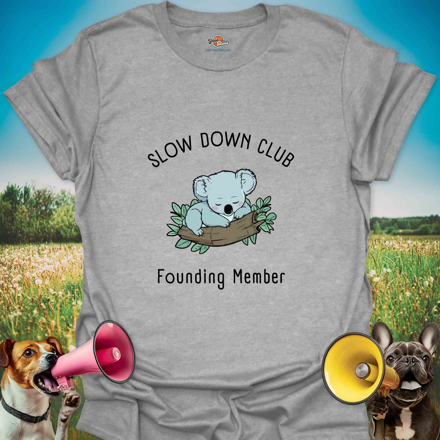 Slow Down Club Koala - Tee