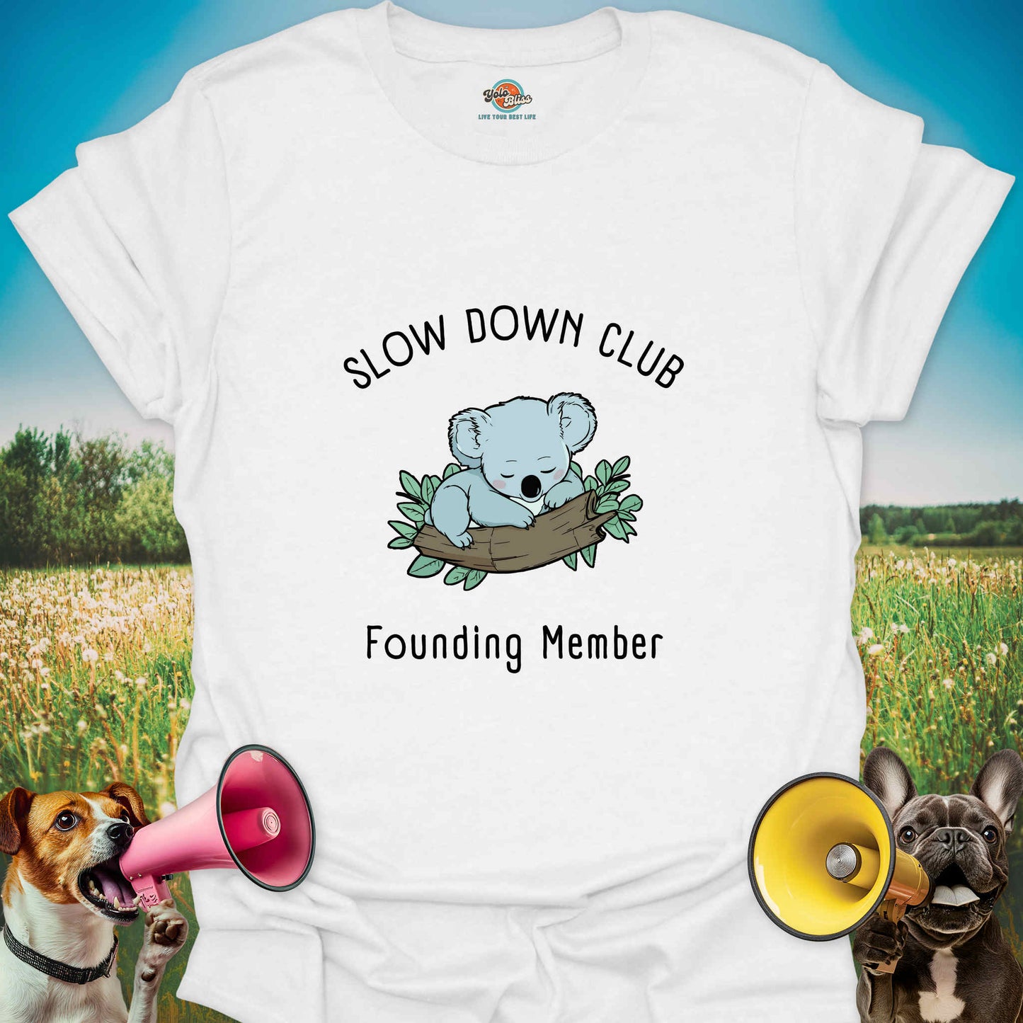 Slow Down Club Koala - Tee