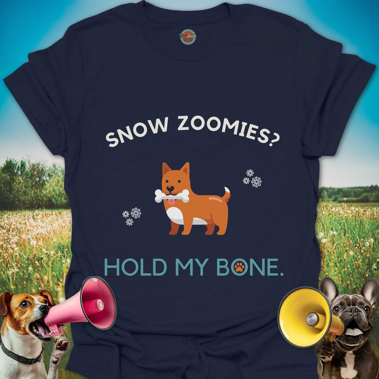 SNOW ZOOMIES DOG - Tee #1