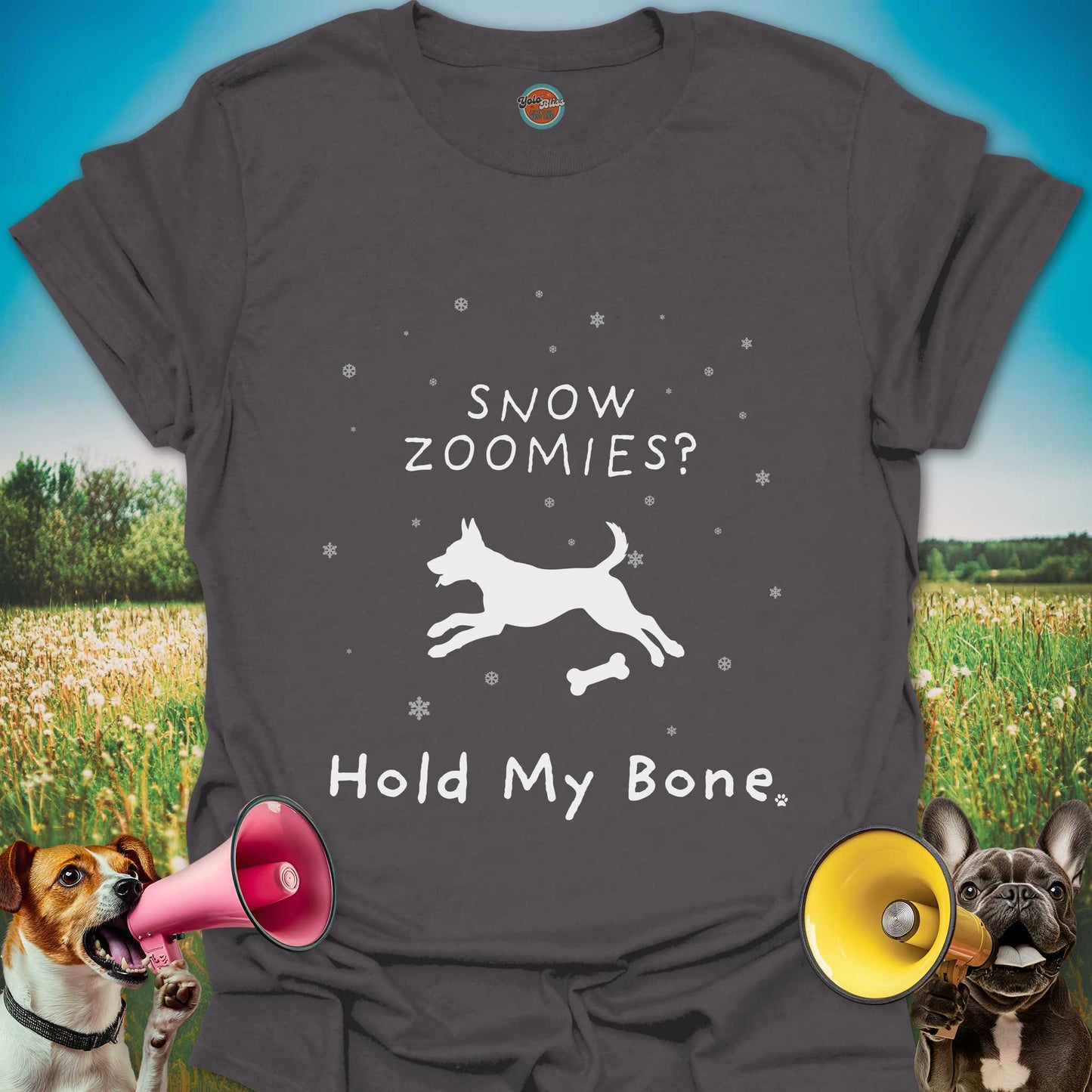 Snow Zoomies Dog - Tee #2