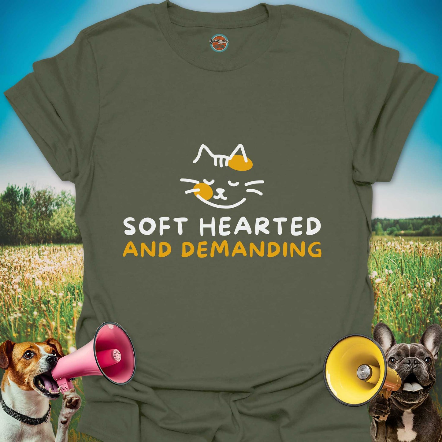SOFT HEARTED CAT - Tee