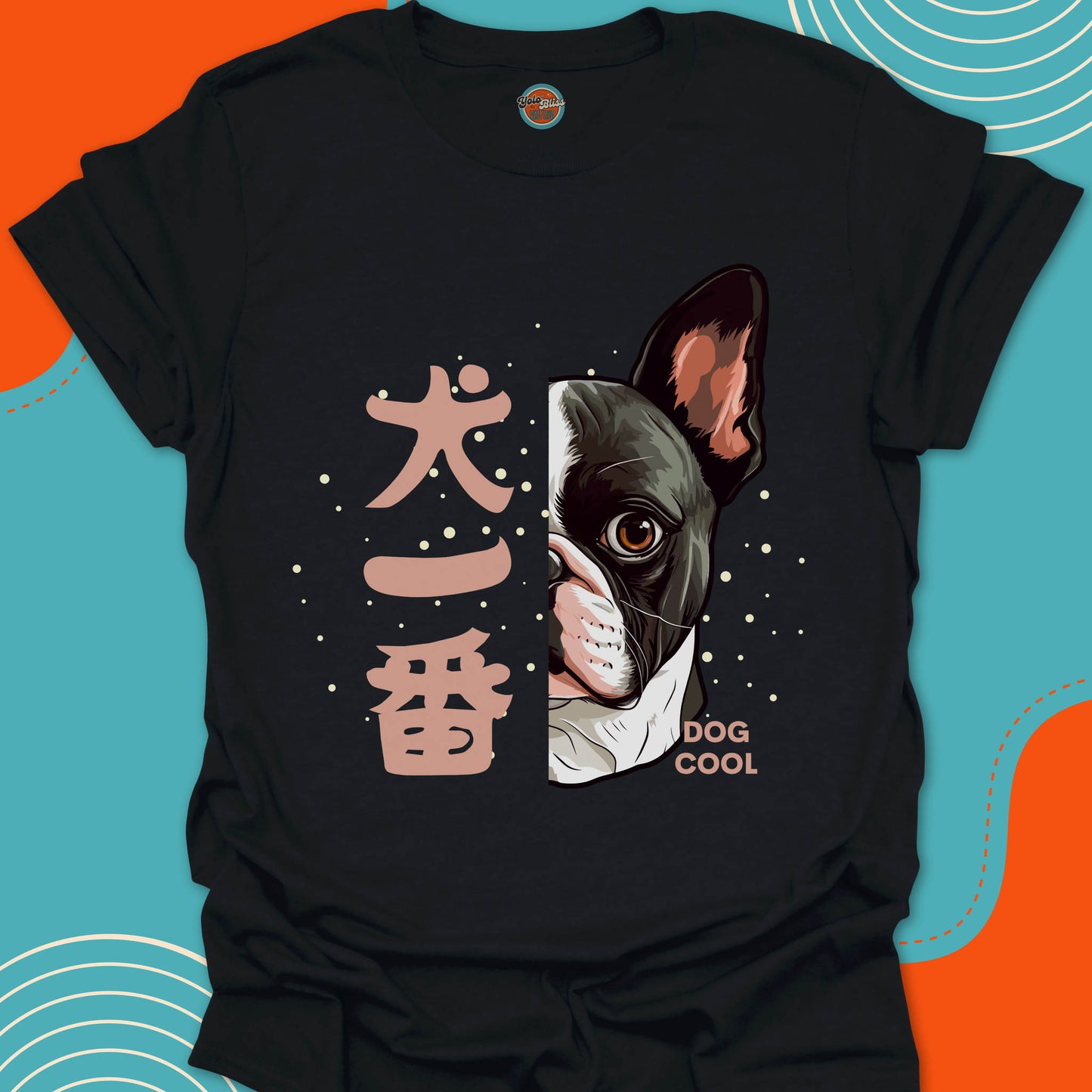 KANJI BOSTON TERRIER COOL - Tee