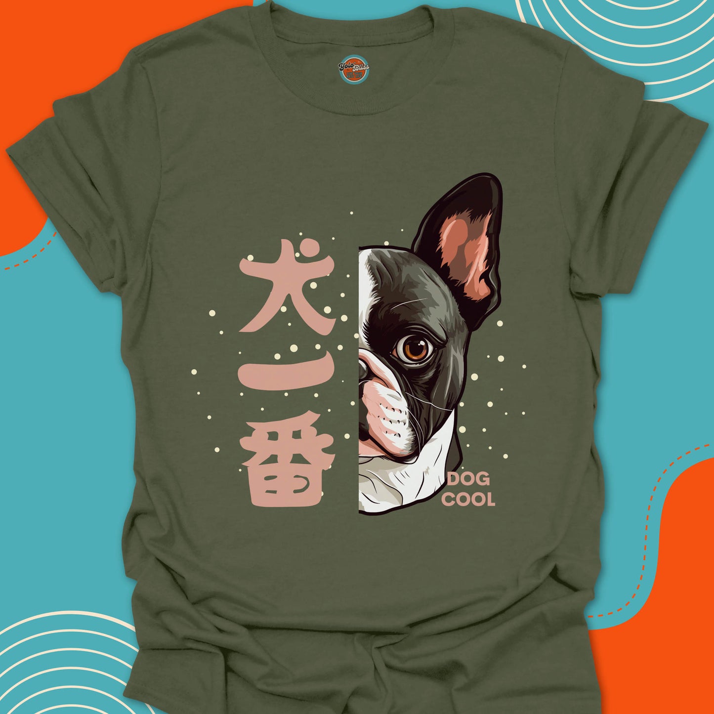 KANJI BOSTON TERRIER COOL - Tee