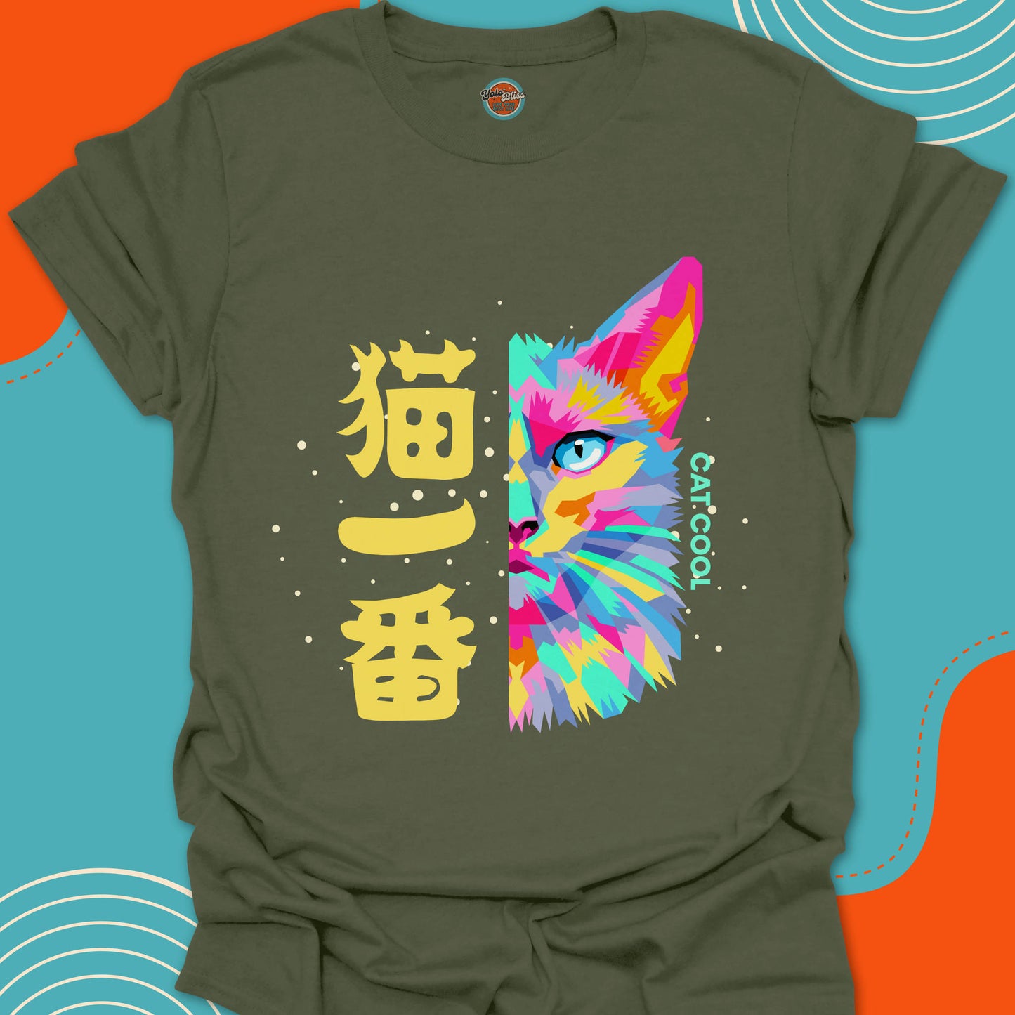 KANJI CAT COOL - Tee #2
