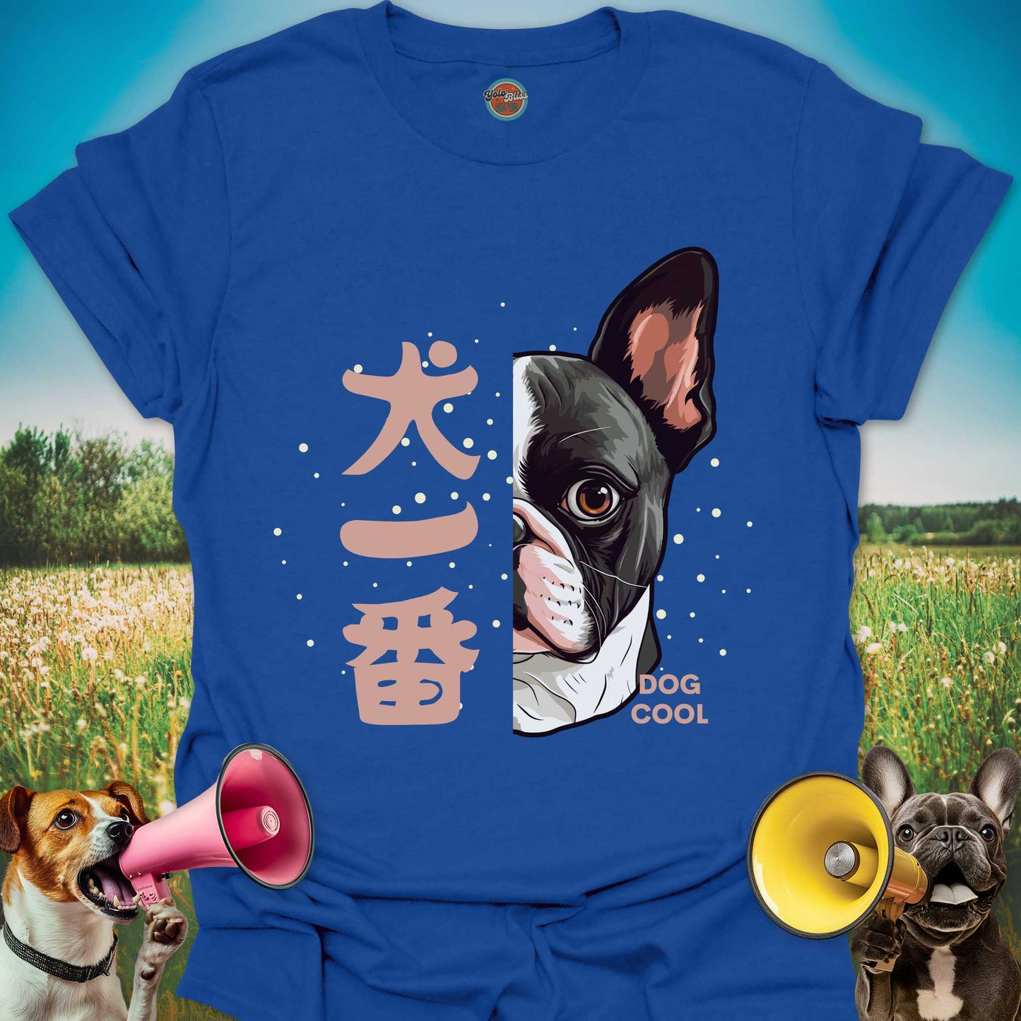 Kanji Boston Terrier Cool - Tee