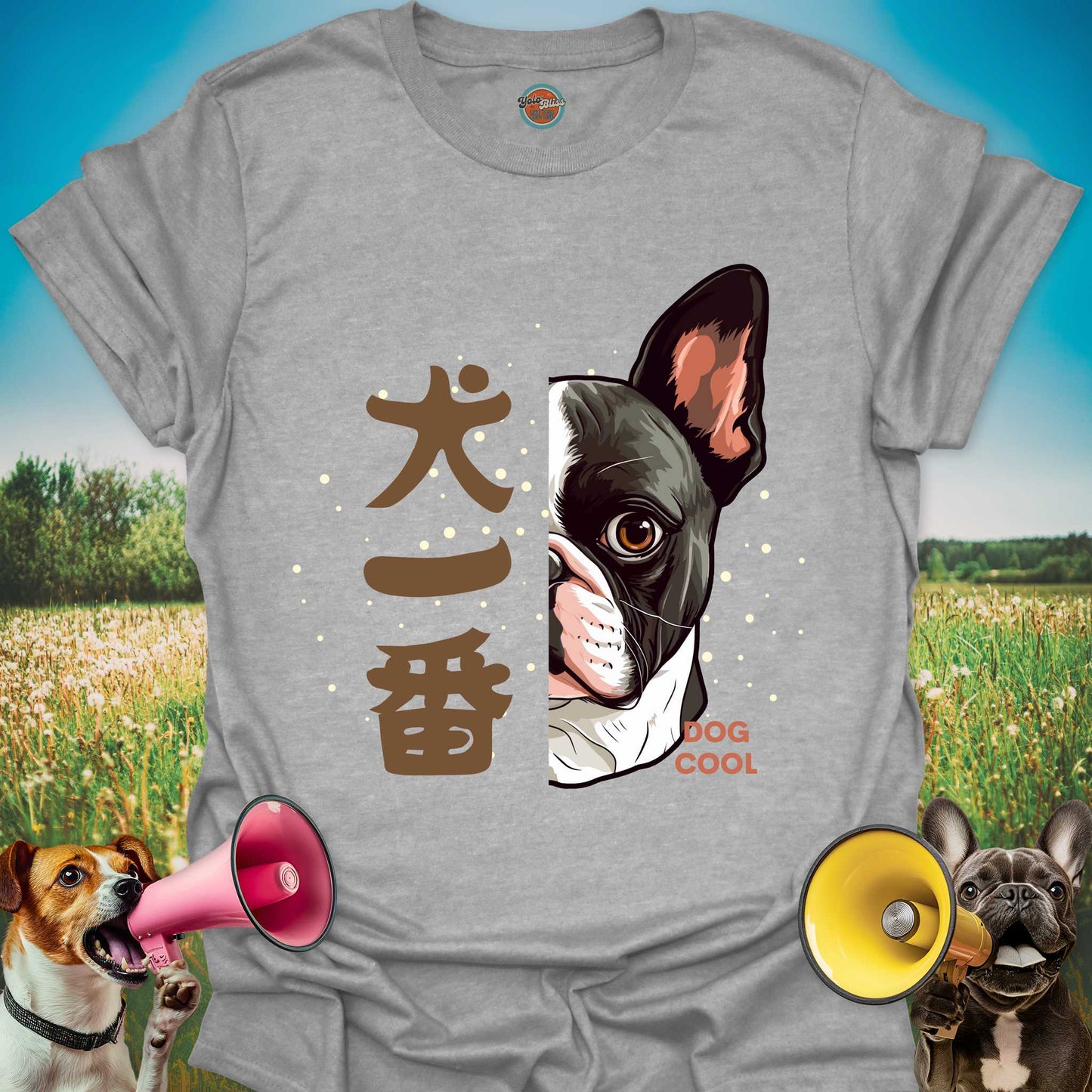 Kanji Boston Terrier Cool - Tee