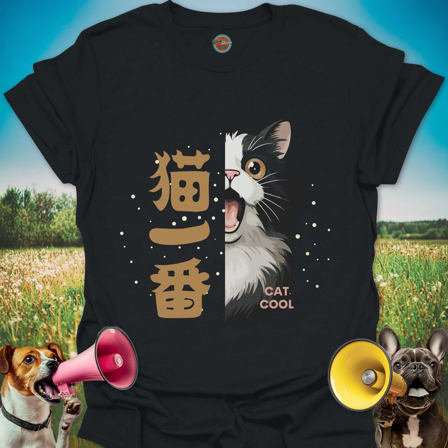 Kanji Cat Cool - Tee #1