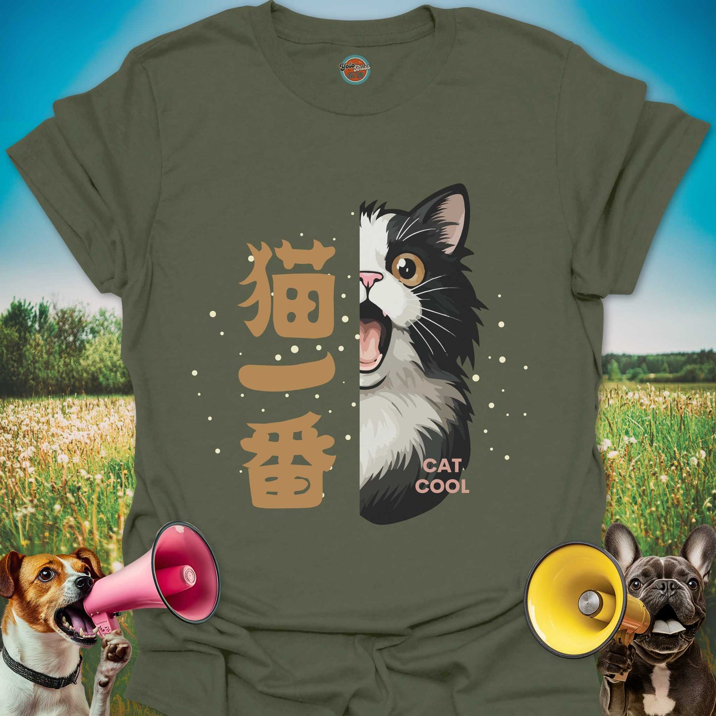 Kanji Cat Cool - Tee #1