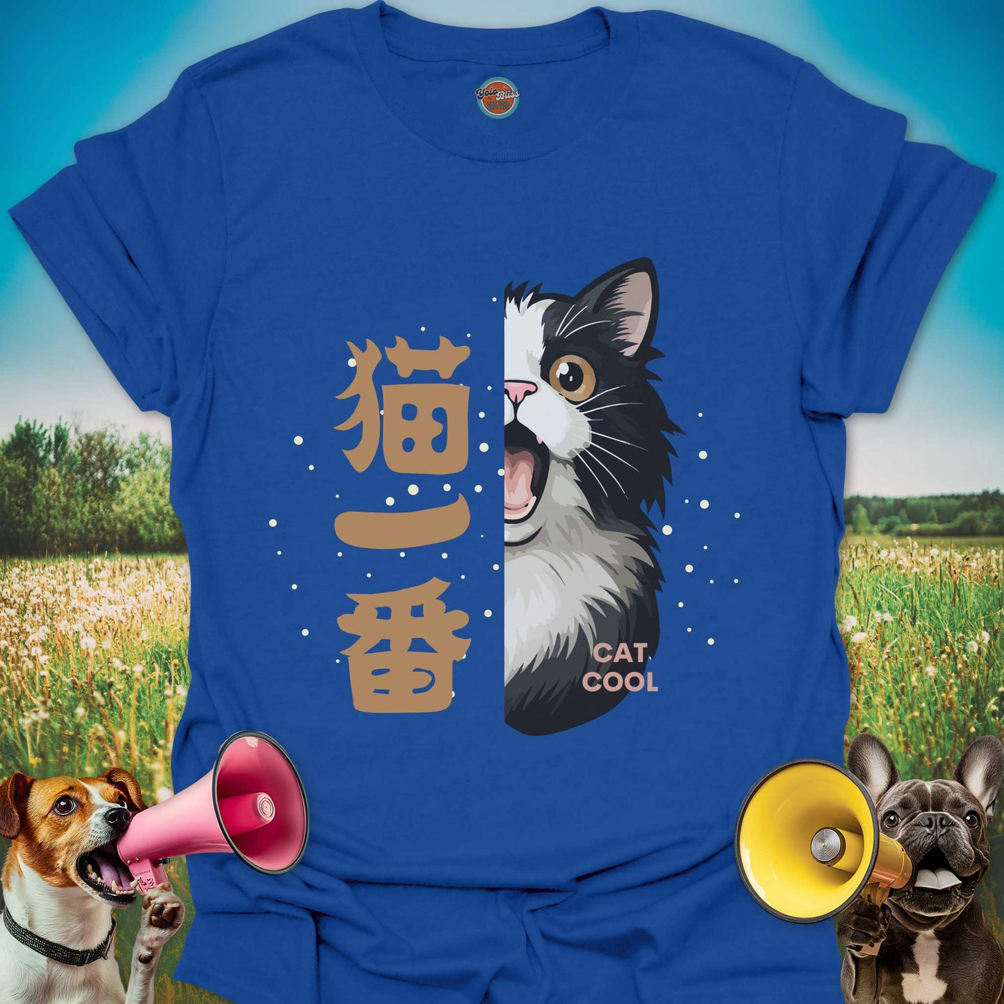 Kanji Cat Cool - Tee #1