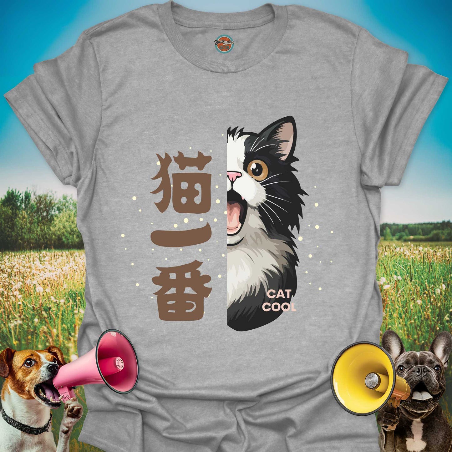 Kanji Cat Cool - Tee #1