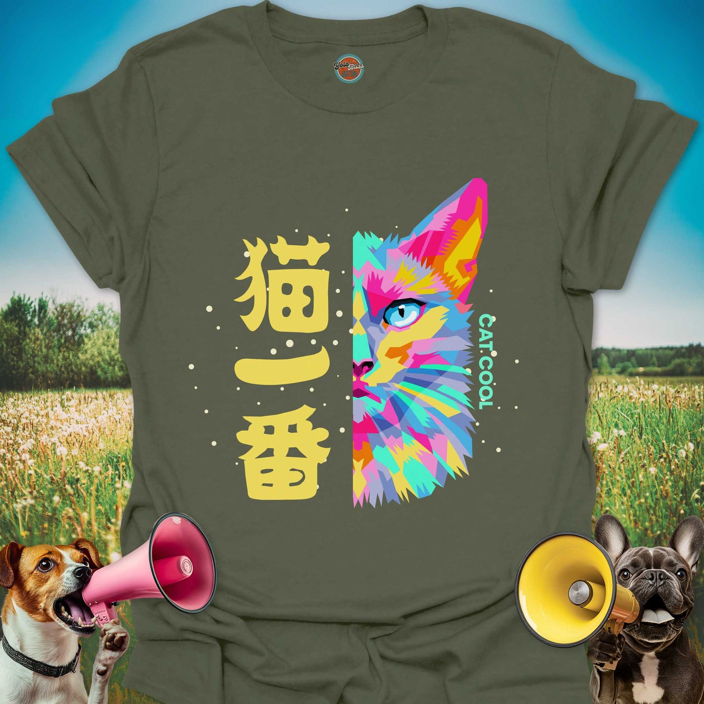 Kanji Cat Cool - Tee #2