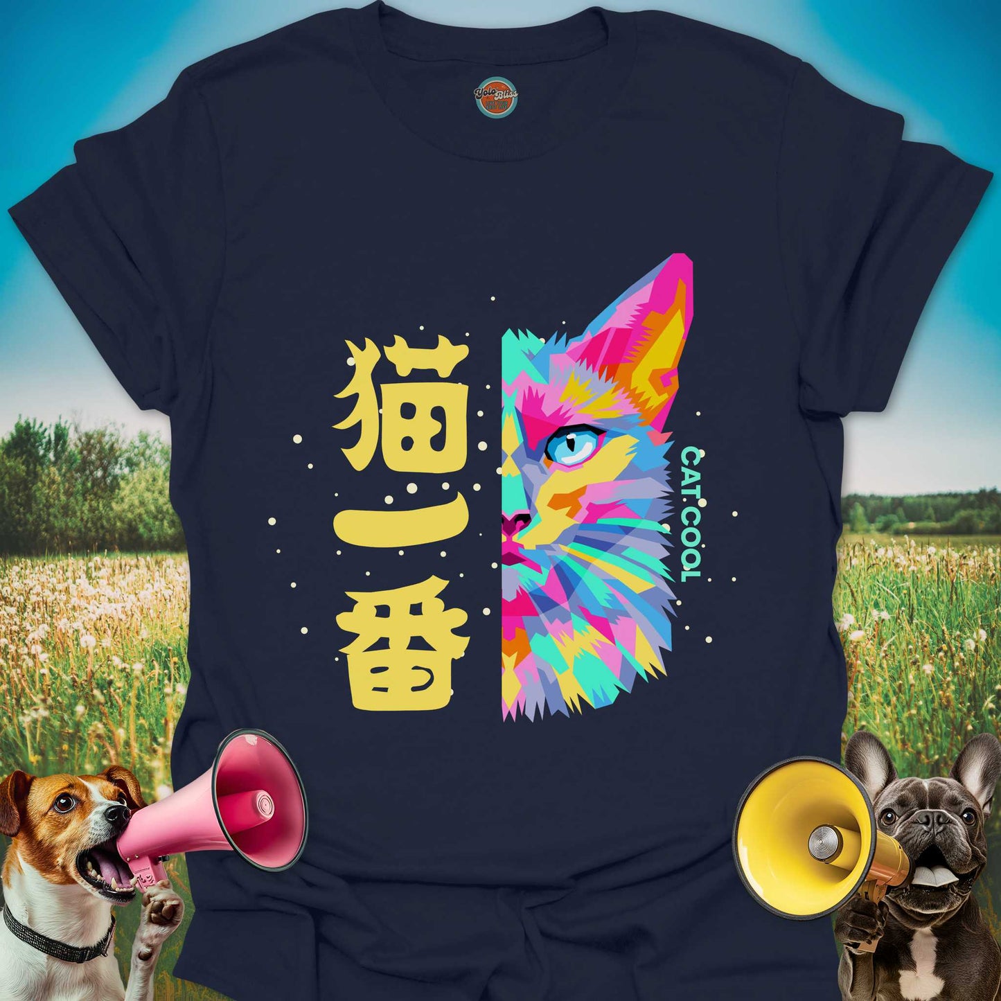 Kanji Cat Cool - Tee #2