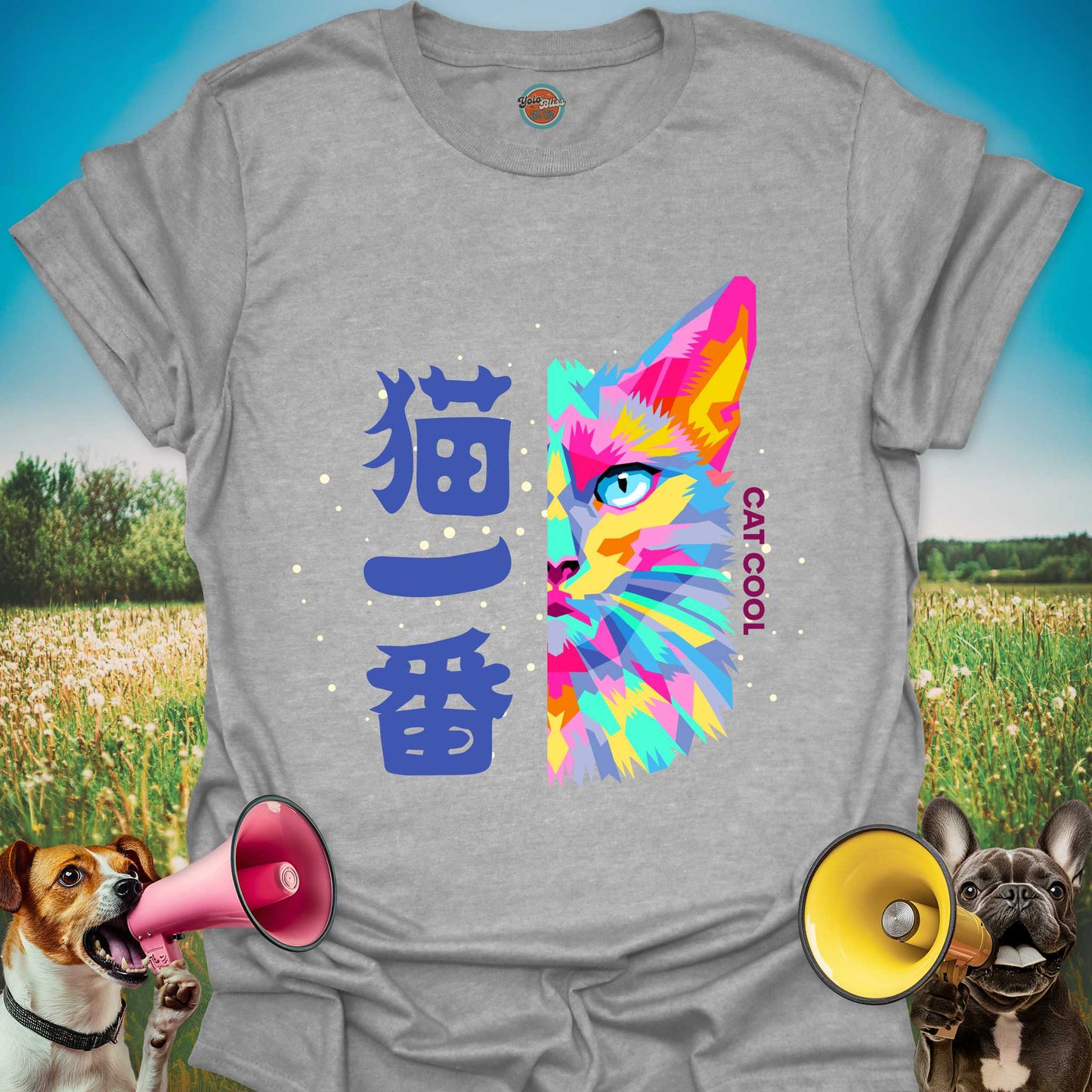 Kanji Cat Cool - Tee #2