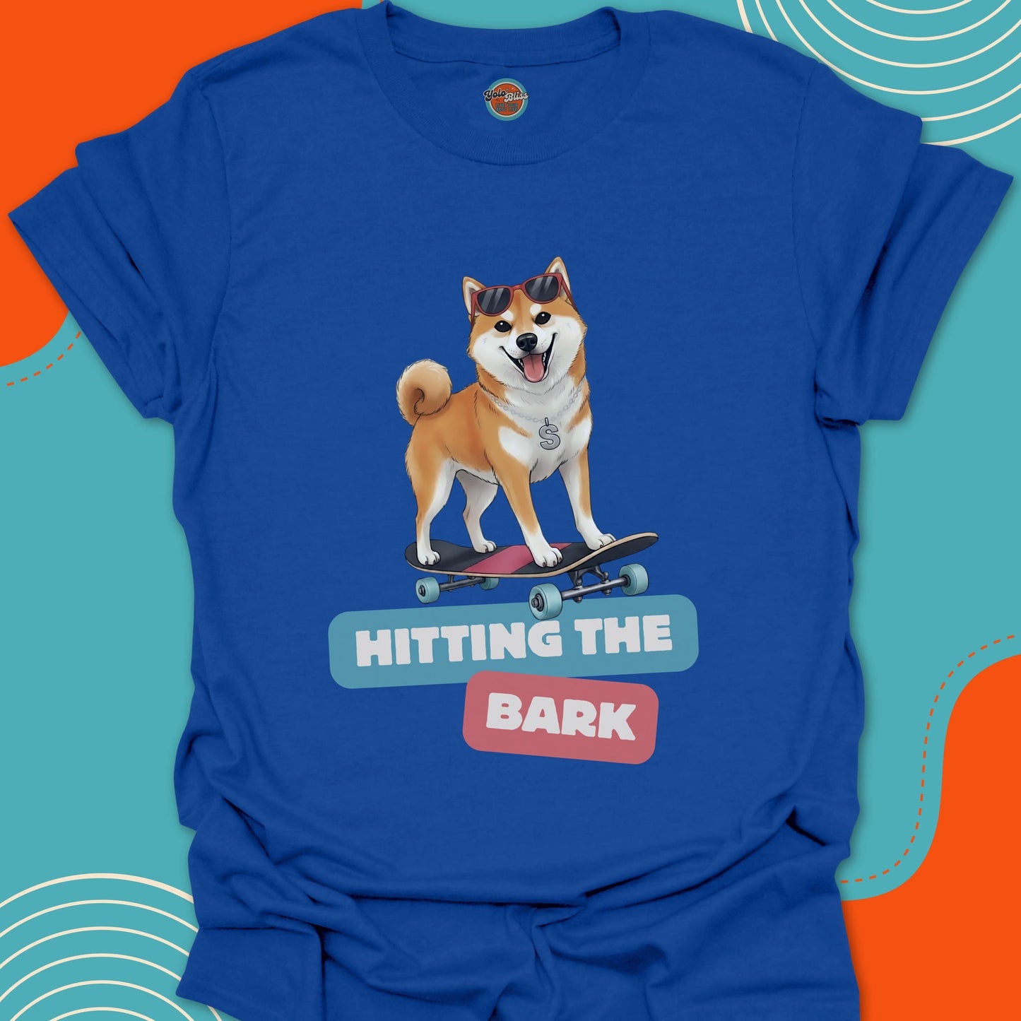SHIBA ON SKATEBOARD - Tee