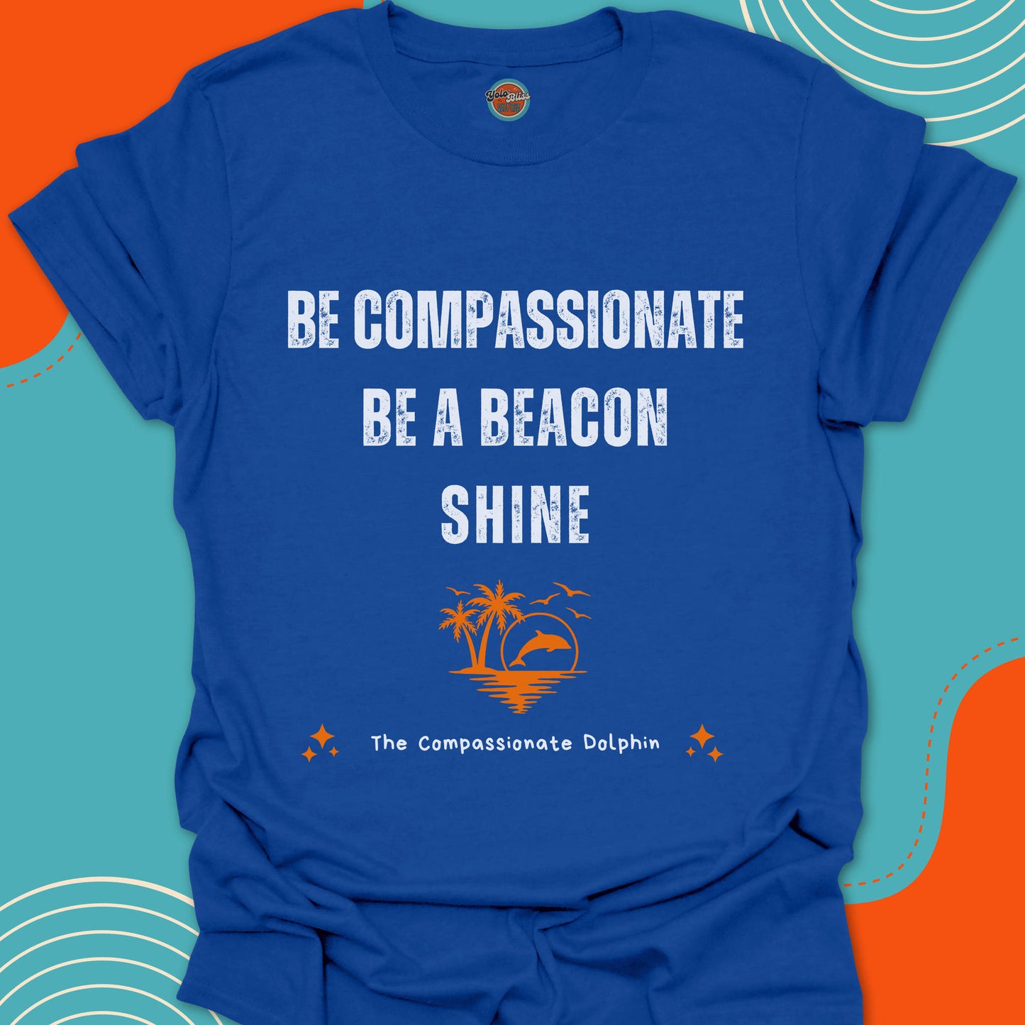 COMPASSIONATE DOLPHIN (Rustic) - Tee #3