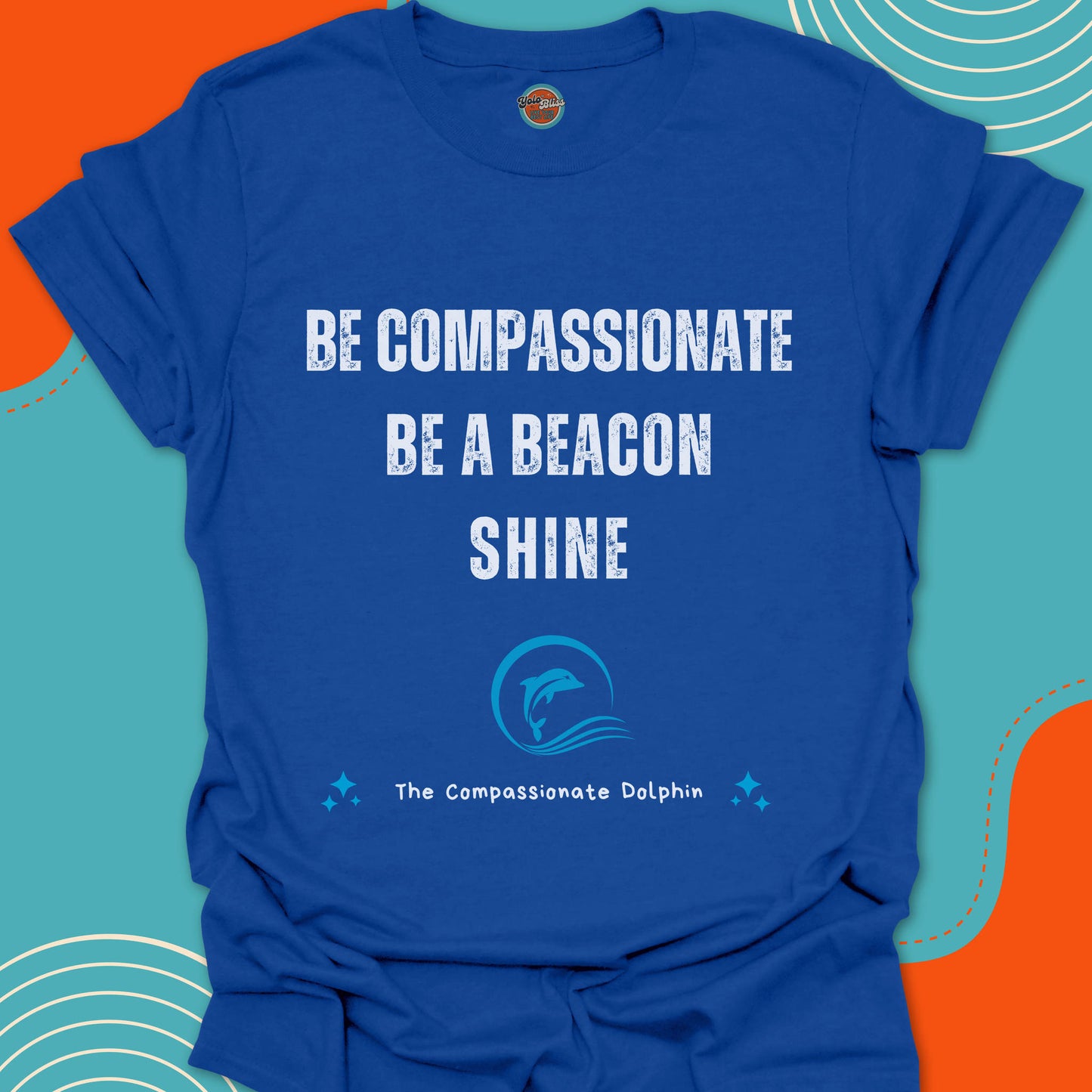 COMPASSIONATE DOLPHIN (Rustic) - Tee #5