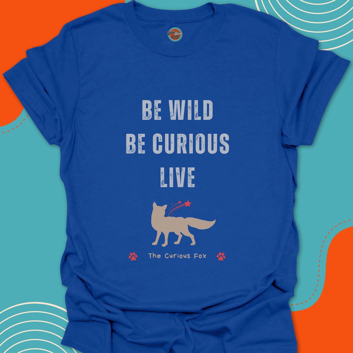 CURIOUS FOX (Rustic) - Tee #1