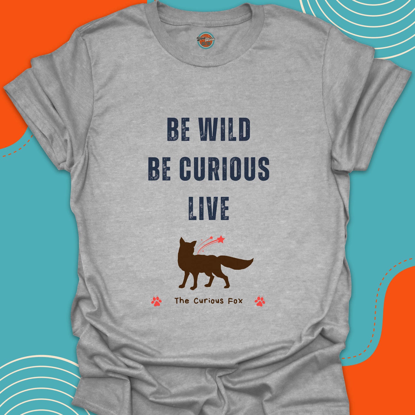 CURIOUS FOX (Rustic) - Tee #1
